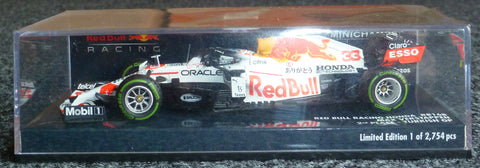 2021 - Red Bull Racing RB16B - Max Verstappen - Turkish GP - Arigato livery (Minichamps 1:43) - Yuui's F1 scale models