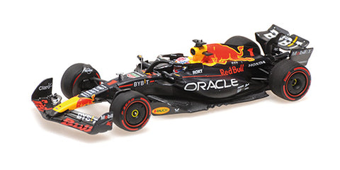 2023 - ORACLE RED BULL RACING RB19 - MAX VERSTAPPEN - 2ND SPRINT RACE QATAR GP - WORLD CHAMPION (Minichamps 1:43)