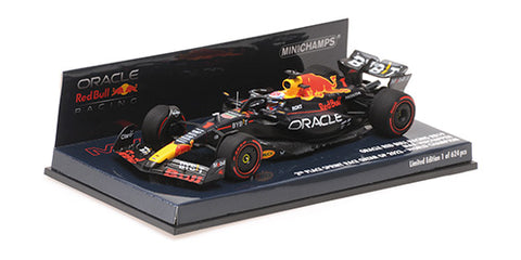 2023 - ORACLE RED BULL RACING RB19 - MAX VERSTAPPEN - 2ND SPRINT RACE QATAR GP - WORLD CHAMPION (Minichamps 1:43)