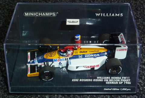 1986 - Williams Honda FW11 - Nelson Piquet - German GP, Keke Rosberg riding - Yuui's F1 scale models