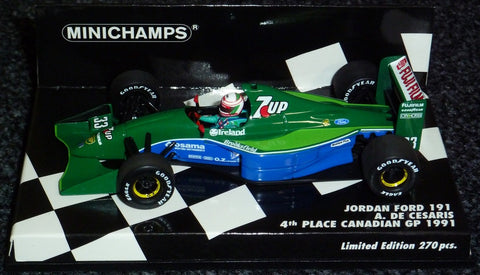 1991 - Jordan Ford 191 - Andrea de Cesaris - 4th place Canadian GP - Yuui's F1 scale models