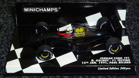 1991 - Jordan Ford 191 - Bertrand Gachot - F1 testing 15th Jan. 1991, Paul Ricard - Yuui's F1 scale models