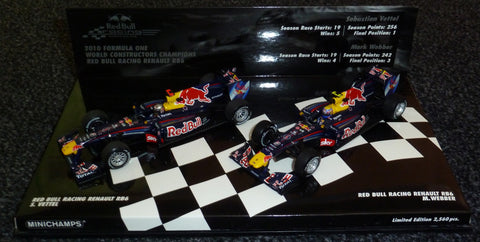 2010 - Red Bull Racing Renault RB6 - Sebastian Vettel & Mark Webber - F1 World Constructors Champions - Yuui's F1 scale models