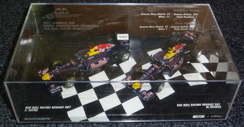 2011 - Red Bull Racing Renault RB7 - Sebastian Vettel + Mark Webber (2011 Formula one World Constructors champions) - Yuui's F1 scale models