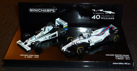 1978 - Williams Ford FW06 - Alan Jones + 2017 - Williams Martini Racing Mercedes FW40 - Felipe Massa - Yuui's F1 scale models