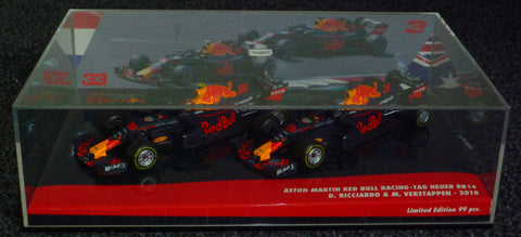 2018 - Aston Martin Red Bull Racing-TAG Heuer RB14 Team Set - Daniel Ricciardo & Max Verstappen - Yuui's F1 scale models