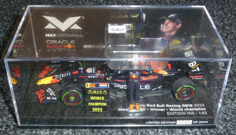 2022 - Oracle Red Bull Racing RB18 - Max Verstappen - Winner Japanese GP - World Champion (MVC#105) - Yuui's F1 scale models