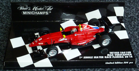 2014 - TATUUS FA010B - MAX VERSTAPPEN - 1ST SINGLE-SEATER-RACE FLORIDA 26.01.2014 (MINICHAMPS 1:43) - Yuui's F1 scale models