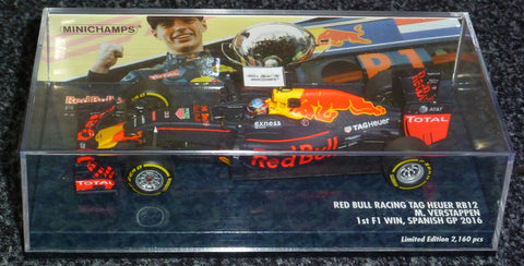 2016 - Red Bull Racing TAG Heuer RB12 - Max Verstappen - Winner Spanish GP - Yuui's F1 scale models