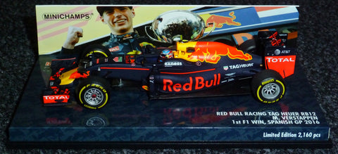 2016 - Red Bull Racing TAG Heuer RB12 - Max Verstappen - Winner Spanish GP - Yuui's F1 scale models