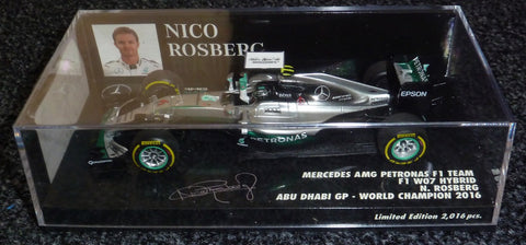 2016 - Mercedes AMG Petronas F1 Team F1 W07 Hybrid - Nico Rosberg - Abu Dhabi GP - World Champion - Yuui's F1 scale models