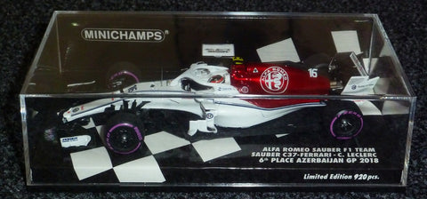 2018 - Alfa Romeo Sauber F1 Team - Sauber C37-Ferrari - Charles Leclerc - 6th place Azerbaijan GP - Yuui's F1 scale models