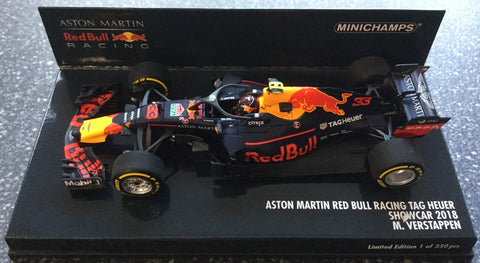 2018 - Aston Martin Red Bull Racing - Max Verstappen - Showcar (Minichamps 1:43) - Yuui's F1 scale models