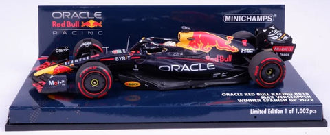 2022 - ORACLE RED BULL RACING RB18 - MAX VERSTAPPEN - WINNER SPANISH GP (Minichamps 1:43) - Yuui's F1 scale models