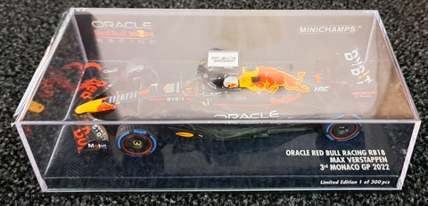 2022 - Oracle Red Bull Racing Honda RB18 - Max Verstappen - 3rd place Monaco (Minichamps 1:43) - Yuui's F1 scale models