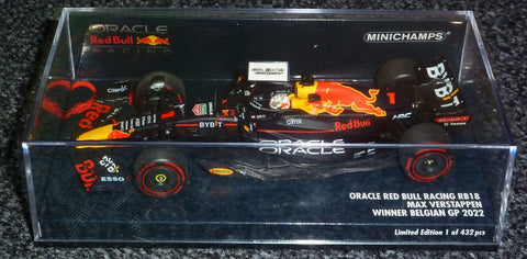 2022 - Oracle Red Bull Racing Honda RB18 - Max Verstappen - Winner Belgian GP (Minichamps 1:43) - Yuui's F1 scale models