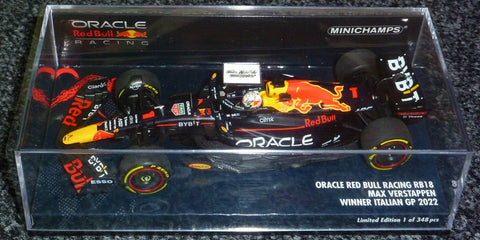 2022 - Oracle Red Bull Racing Honda RB18 - Max Verstappen - Winner Italian GP (Minichamps 1:43) - Yuui's F1 scale models