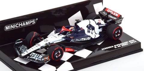 2023 - Scuderia AlphaTauri AT04 - Nyck de Vries (Minichamps 1:43) - Yuui's F1 scale models