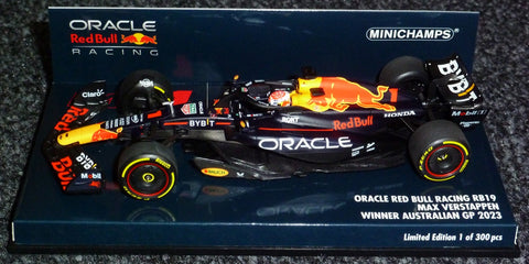 2023 - Oracle Red Bull Racing RB19 - Max Verstappen - Winner GP Australia (Minichamps 1:43) - Yuui's F1 scale models