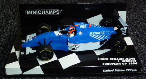 1994 - Ligier Renault JS39B - Johnny Herbert - European GP - Yuui's F1 scale models