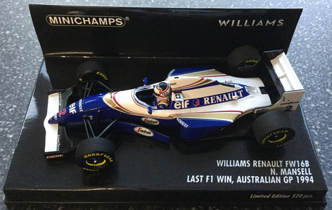 1994 - Williams Renault FW16B - Nigel Mansell - Last F1 win, Australian GP - Yuui's F1 scale models