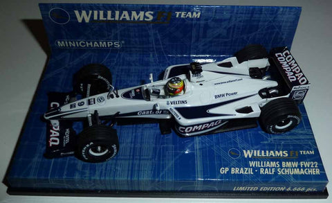 2000 - WilliamsF1 BMW FW22 - Ralf Schumacher - GP Brazil - Yuui's F1 scale models