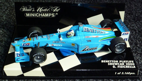 2000 - Benetton Playlife - Giancarlo Fisichella - Showcar - Marconi gift box - Yuui's F1 scale models