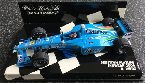 2000 - Benetton Playlife - Alexander Wurz - Showcar - Yuui's F1 scale models