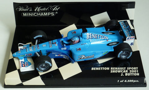 2001 - Benetton Renault Sport - Jenson Button - Showcar - Yuui's F1 scale models