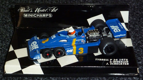 1976 - Tyrrell Ford P34 - Jody Scheckter - 6-wheeler - Yuui's F1 scale models