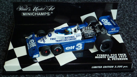 1977 - Tyrrell P34 - Ronnie Peterson - Monte Carlo - Six wheeler - Yuui's F1 scale models