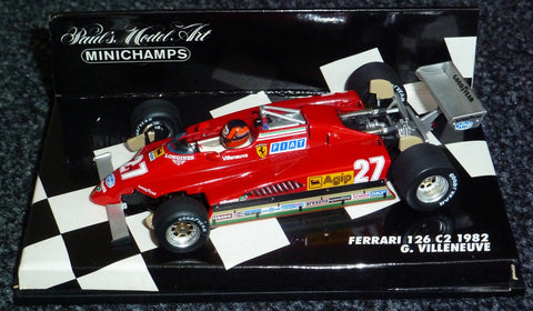 1982 - Ferrari 126C2 - Gilles Villeneuve - Yuui's F1 scale models