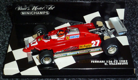 1982 - Ferrari 126C2 - Gilles Villeneuve - Yuui's F1 scale models