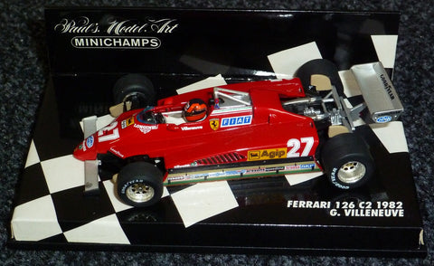 1982 - Ferrari 126C2 - Gilles Villeneuve - Yuui's F1 scale models