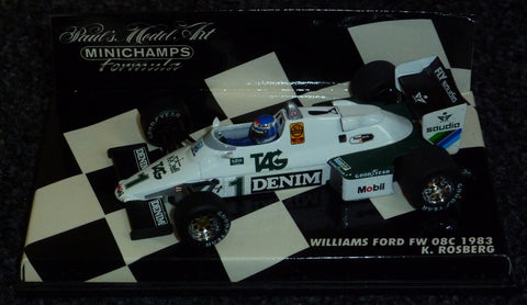 1983 - Williams Ford FW08C - Keke Rosberg - Yuui's F1 scale models