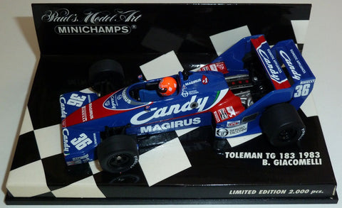 1983 - Toleman TG183 - Bruno Giacomelli - Yuui's F1 scale models