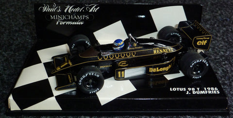 1986 - Lotus Renault 98T - Johnny Dumfries - Yuui's F1 scale models