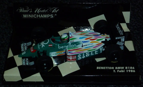 1986 - Benetton BMW B186 - Teo Fabi - Yuui's F1 scale models