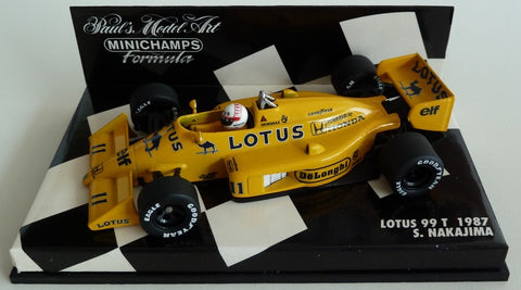 1987 - Lotus Honda 99T - Satoru Nakajima - Yuui's F1 scale models