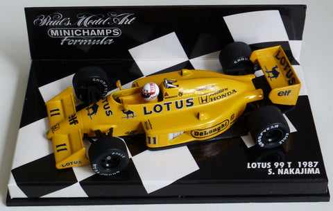 1987 - Lotus Honda 99T - Satoru Nakajima - Yuui's F1 scale models