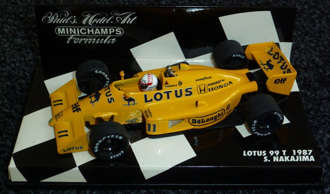 1987 - Lotus Honda 99T - Satoru Nakajima - Yuui's F1 scale models