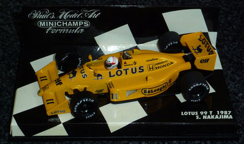 1987 - Lotus Honda 99T - Satoru Nakajima - Yuui's F1 scale models