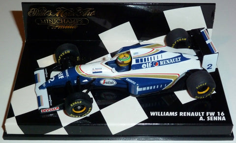 1994 - Williams Renault FW16 - Ayrton Senna - gold letters - Yuui's F1 scale models