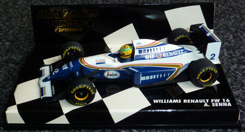 1994 - Williams Renault FW16 - Ayrton Senna - gouden letters