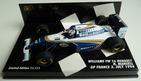 1994 - Williams Renault FW16 - Nigel Mansell - GP France - Yuui's F1 scale models