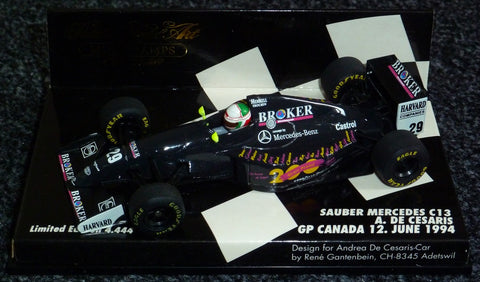 1994 - Sauber Mercedes C13 - Andrea de Cesaris - GP Canada - 200th GP - Yuui's F1 scale models