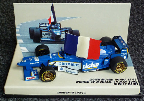 1996 - Ligier Mugen Honda JS43 - Olivier Panis - Winner GP Monaco - Yuui's F1 scale models