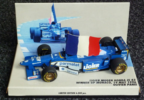 1996 - Ligier Mugen Honda JS43 - Olivier Panis - Winner GP Monaco - Yuui's F1 scale models