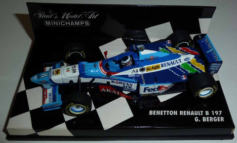 1997 - Benetton Renault B197 - Gerhard Berger - FedEx - Yuui's F1 scale models