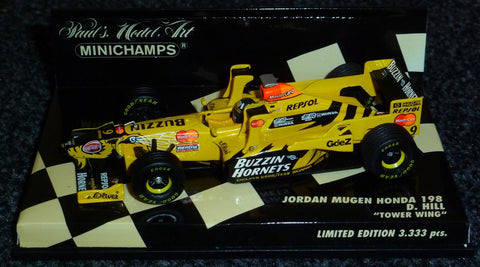 1998 - Jordan Mugen Honda 198 - Damon Hill - Tower wing - Yuui's F1 scale models